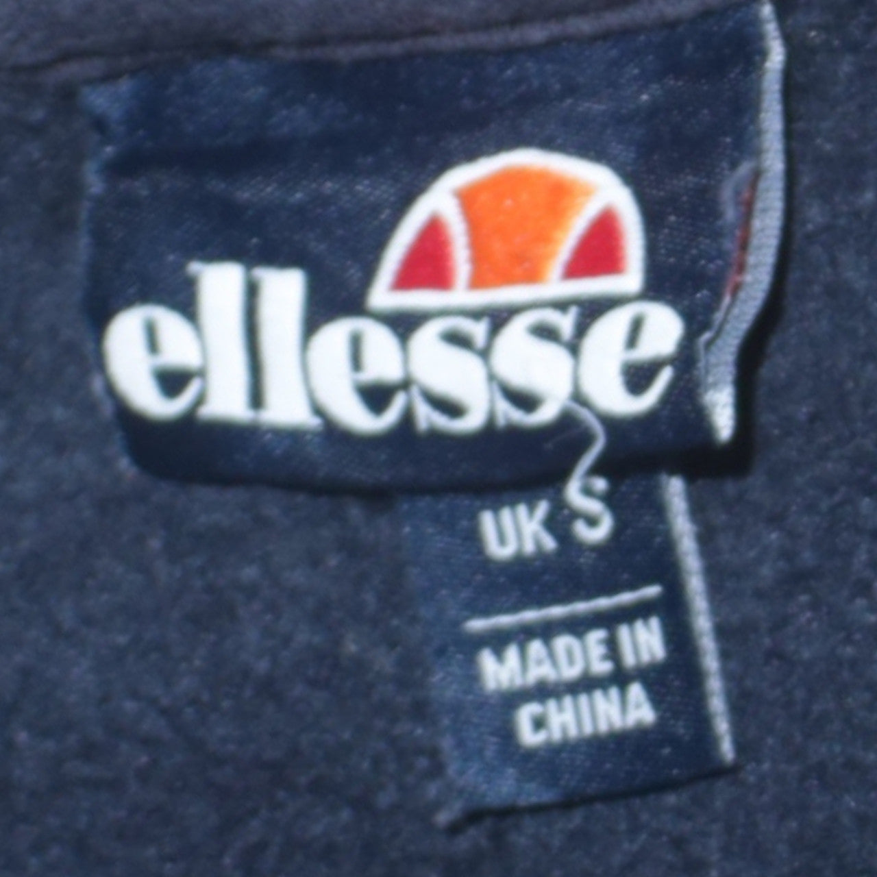 Ellesse Men's Black Pullover Hoodie Small Graphic Logo Sweatshirt