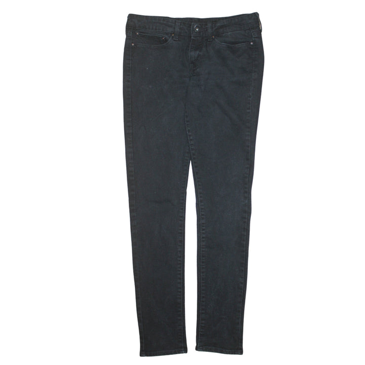 Levi's Women's Black Skinny Jeans Size 27 Mid Rise Stretch Denim