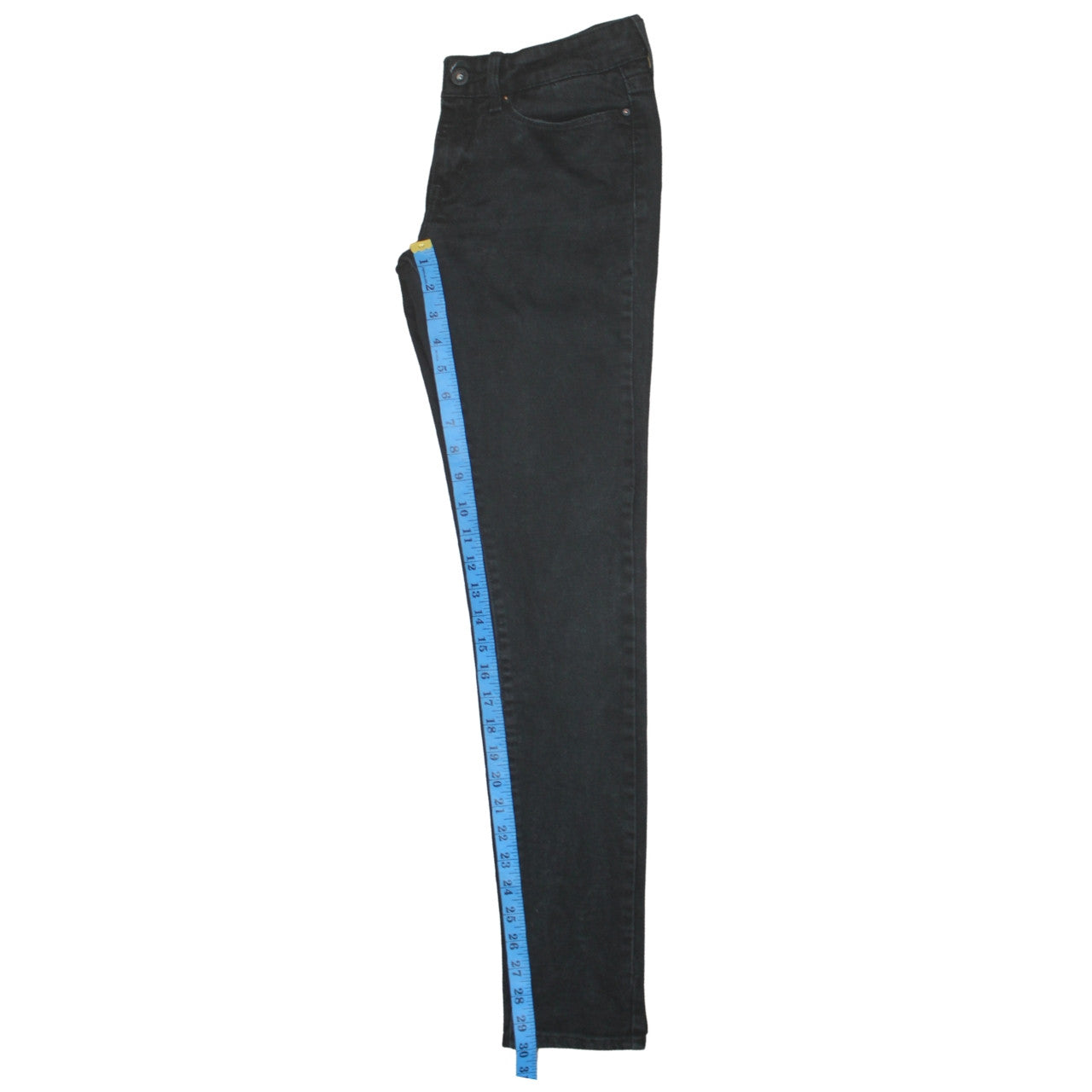 Levi's Women's Black Skinny Jeans Size 27 Mid Rise Stretch Denim