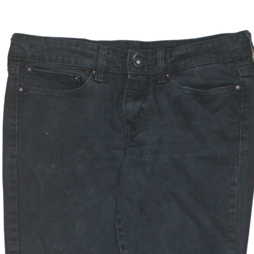 Levi's Women's Black Skinny Jeans Size 27 Mid Rise Stretch Denim