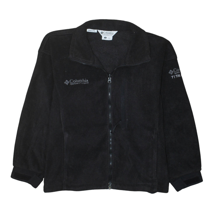 Columbia Women's Black Fleece Full Zip Jacket Size M