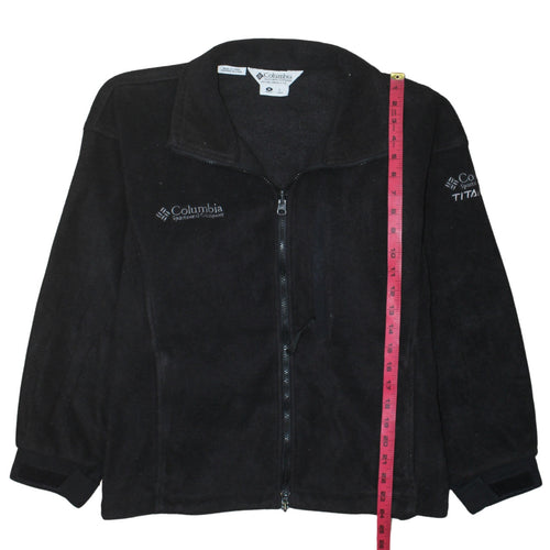 Columbia Women's Black Fleece Full Zip Jacket Size M