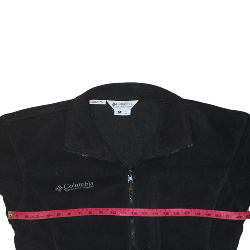Columbia Women's Black Fleece Full Zip Jacket Size M