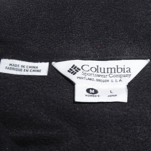 Columbia Women's Black Fleece Full Zip Jacket Size M