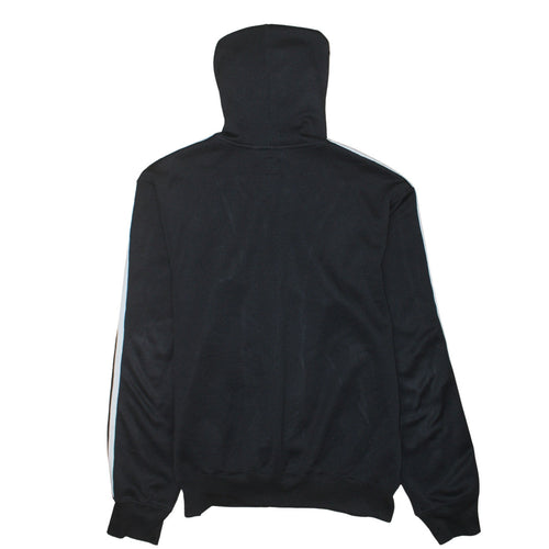 Adidas Men's Black Full Zip Hoodie L Sports Retro Style