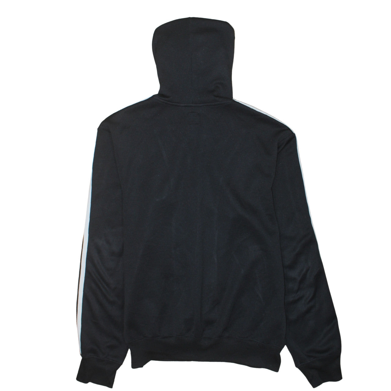 Adidas Men's Black Full Zip Hoodie L Sports Retro Style