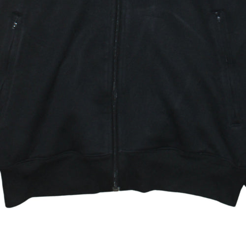 Adidas Men's Black Full Zip Hoodie L Sports Retro Style
