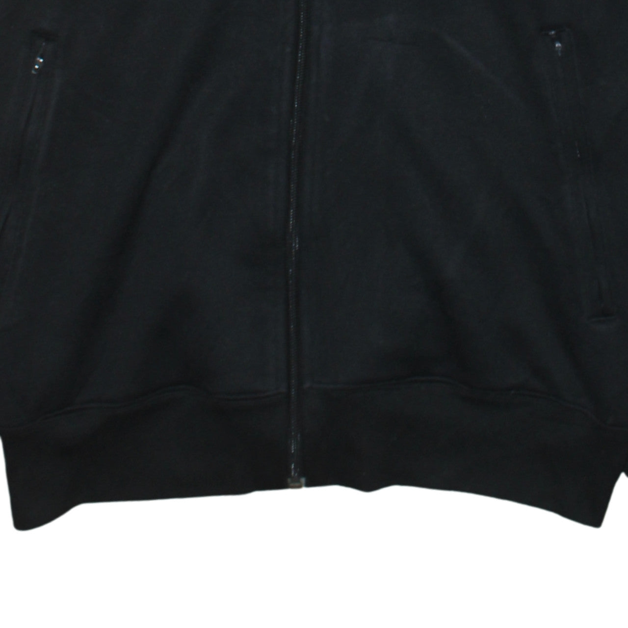 Adidas Men's Black Full Zip Hoodie L Sports Retro Style