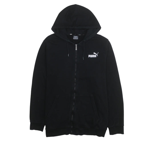 Puma Mens Black Full Zip Hoodie XL Regular Fit Sportswear