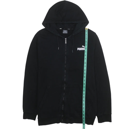 Puma Mens Black Full Zip Hoodie XL Regular Fit Sportswear