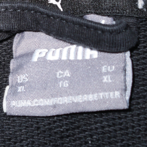 Puma Mens Black Full Zip Hoodie XL Regular Fit Sportswear