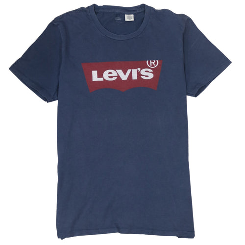 Levi's Men's Blue Graphic Logo Cotton T-Shirt Size S Regular Fit