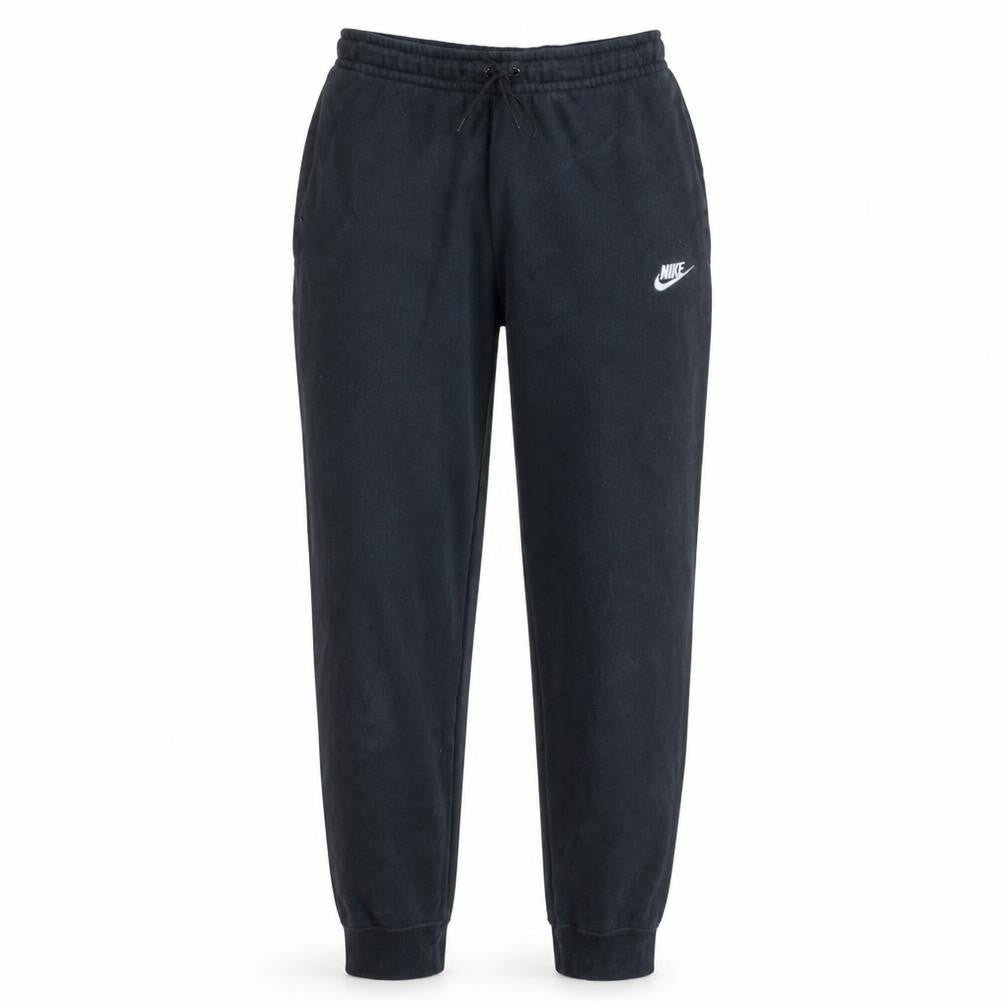 Front view of Nike Men's Black M Sweatpants Regular Fit Fleece Joggers