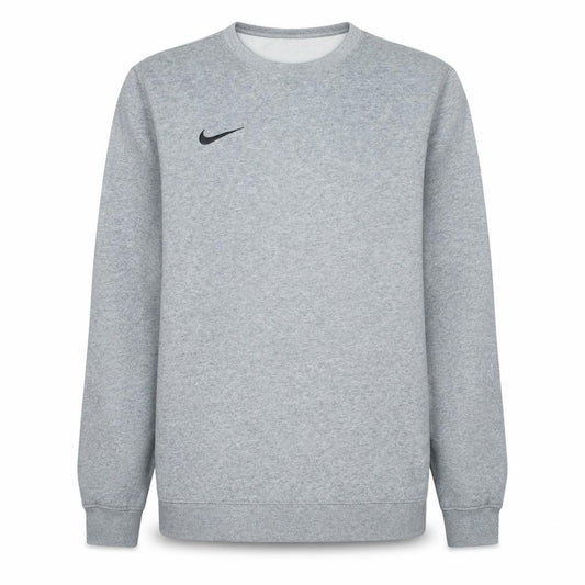 Front view of Nike Men's Grey Crew Neck Sweatshirt Medium Classic Logo