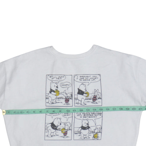 Disney Primark Women White XS Winnie the Pooh Graphic Sweatshirt