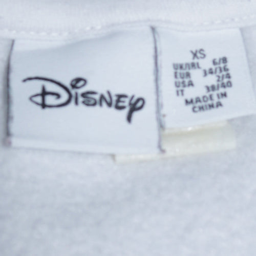 Disney Primark Women White XS Winnie the Pooh Graphic Sweatshirt