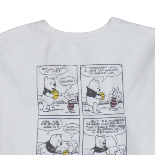Disney Primark Women White XS Winnie the Pooh Graphic Sweatshirt