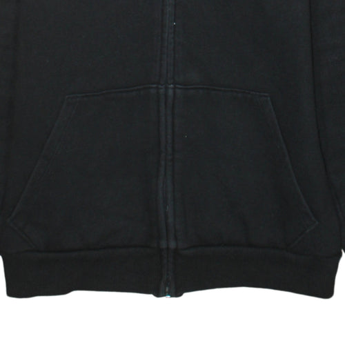 Puma Men's Black XS Full Zip Hoodie with Logo & Pockets