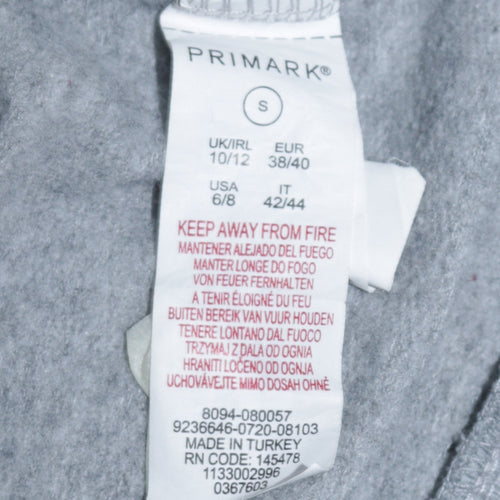 Disney Primark Women Grey Eeyore Sweatshirt UK 10/12 Small