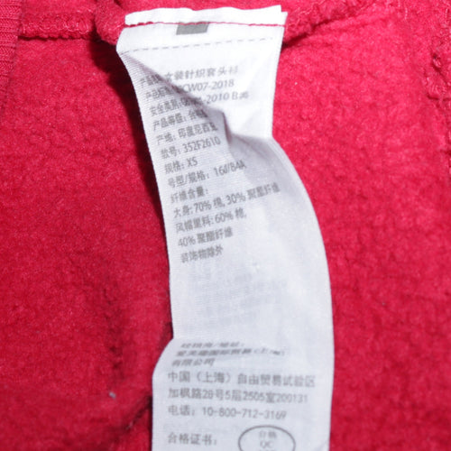 Hollister Men’s Red XS Pullover Hoodie Graphic Logo Sweatshirt