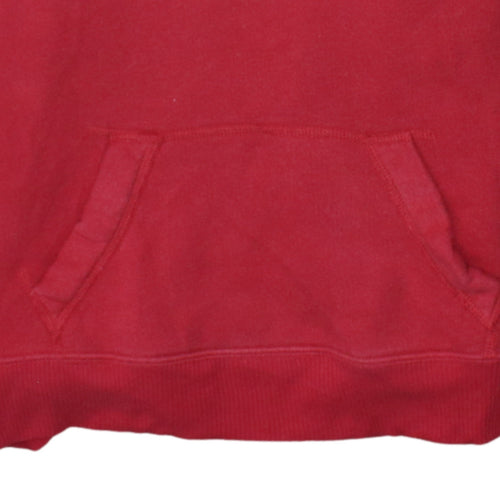 Hollister Men’s Red XS Pullover Hoodie Graphic Logo Sweatshirt