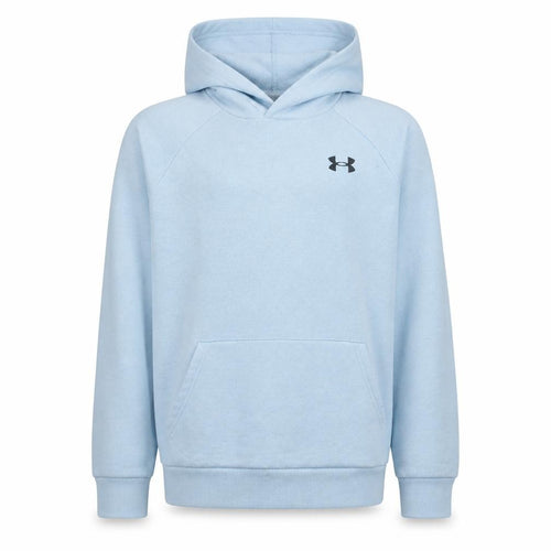 Under Armour Boys Blue Pullover Hoodie YLG ColdGear Fleece Sweatshirt
