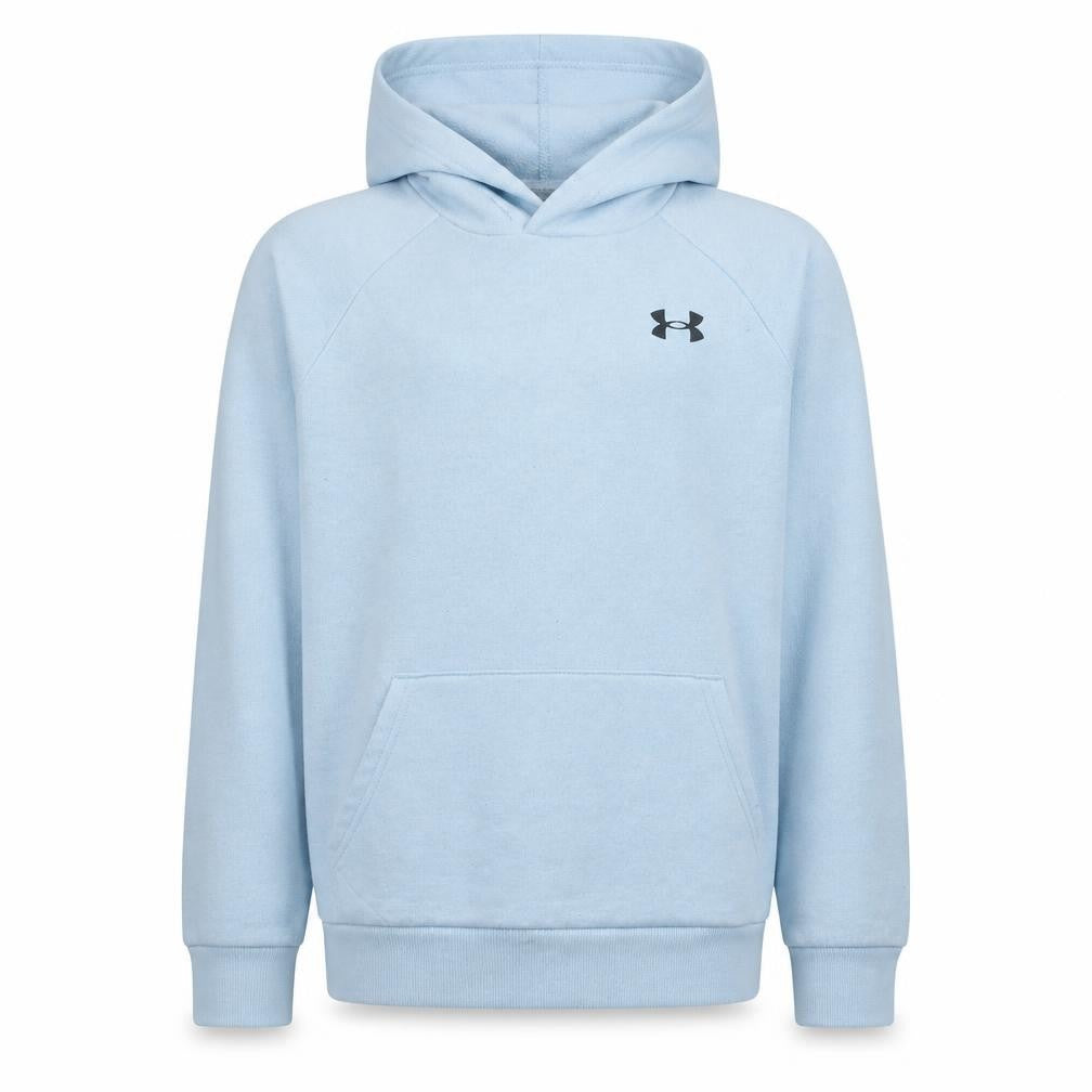 Under Armour Boys Blue Pullover Hoodie YLG ColdGear Fleece Sweatshirt