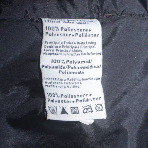 Kappa Mens Black 2XL Hooded Parka Jacket Winter Coat