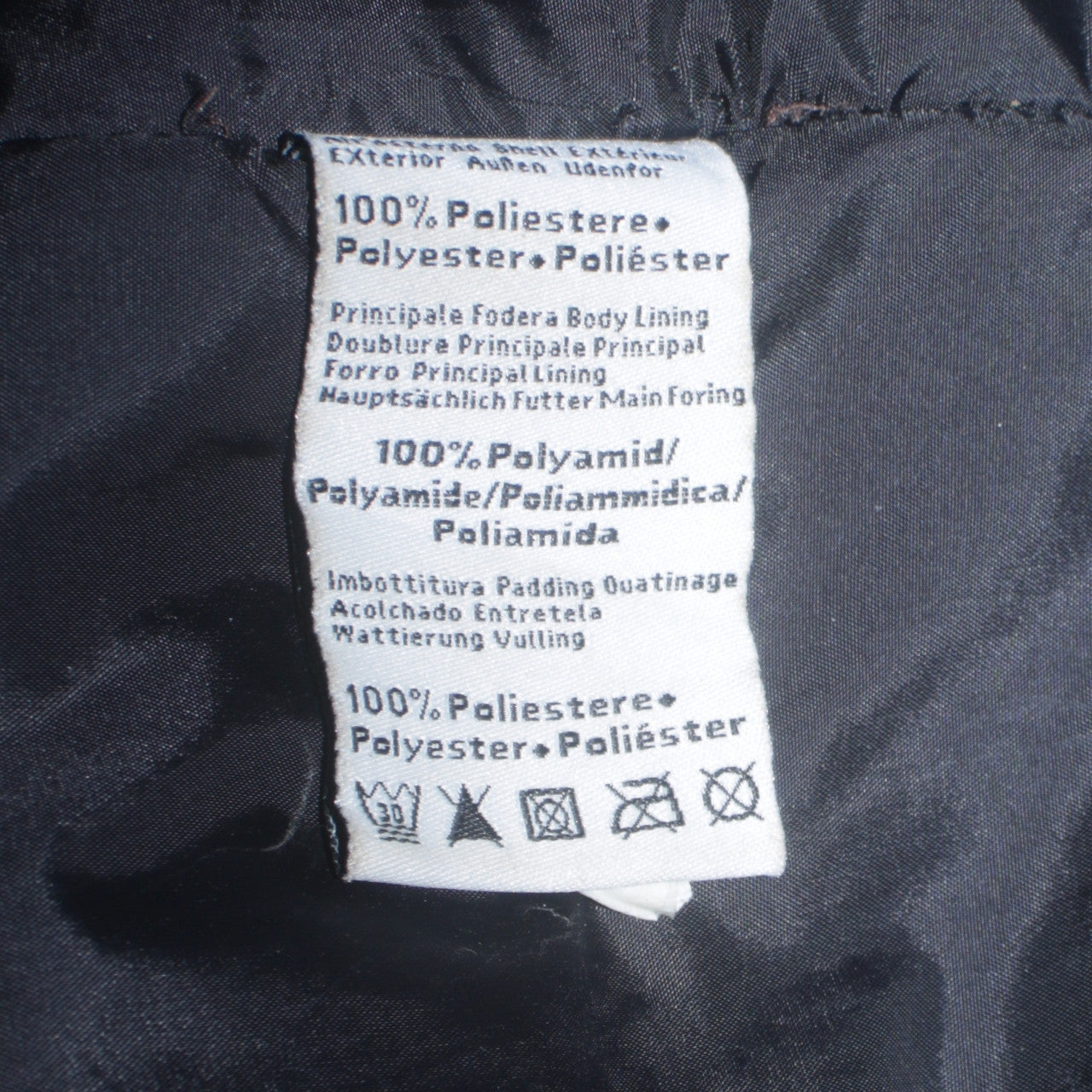 Kappa Mens Black 2XL Hooded Parka Jacket Winter Coat