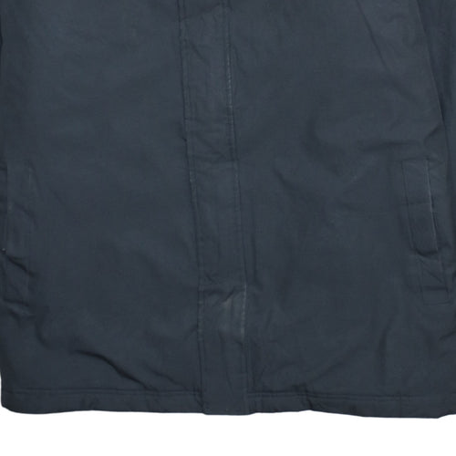 Kappa Mens Black 2XL Hooded Parka Jacket Winter Coat