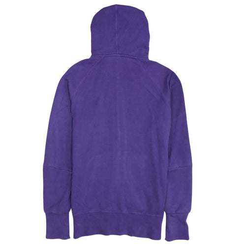Nike Womens Purple Full Zip Hoodie Sweatshirt UK 12/14 M Sportswear