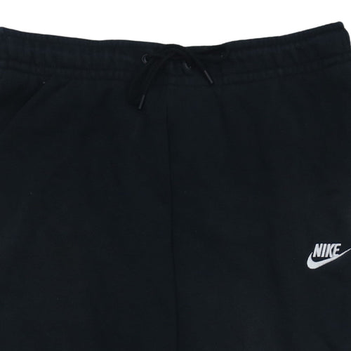 Nike Boys Black Jogger Trousers 13-15 Years Fleece Sweatpants