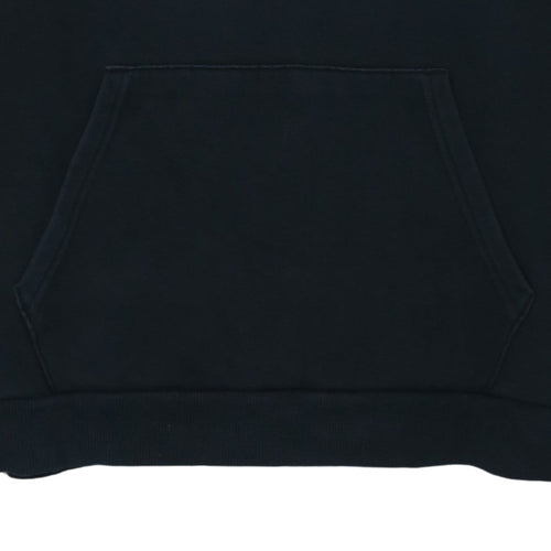 Puma Men’s Black Pullover Hoodie M Sports Logo Fleece