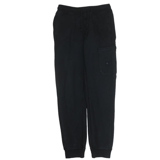 Stone Island Men's Black Cotton Cargo Joggers Size S