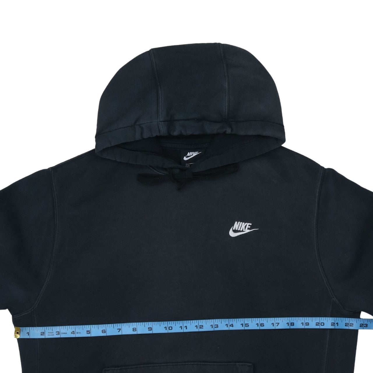 Nike Men's Black Pullover Hoodie Size M Classic Fleece Sweatshirt