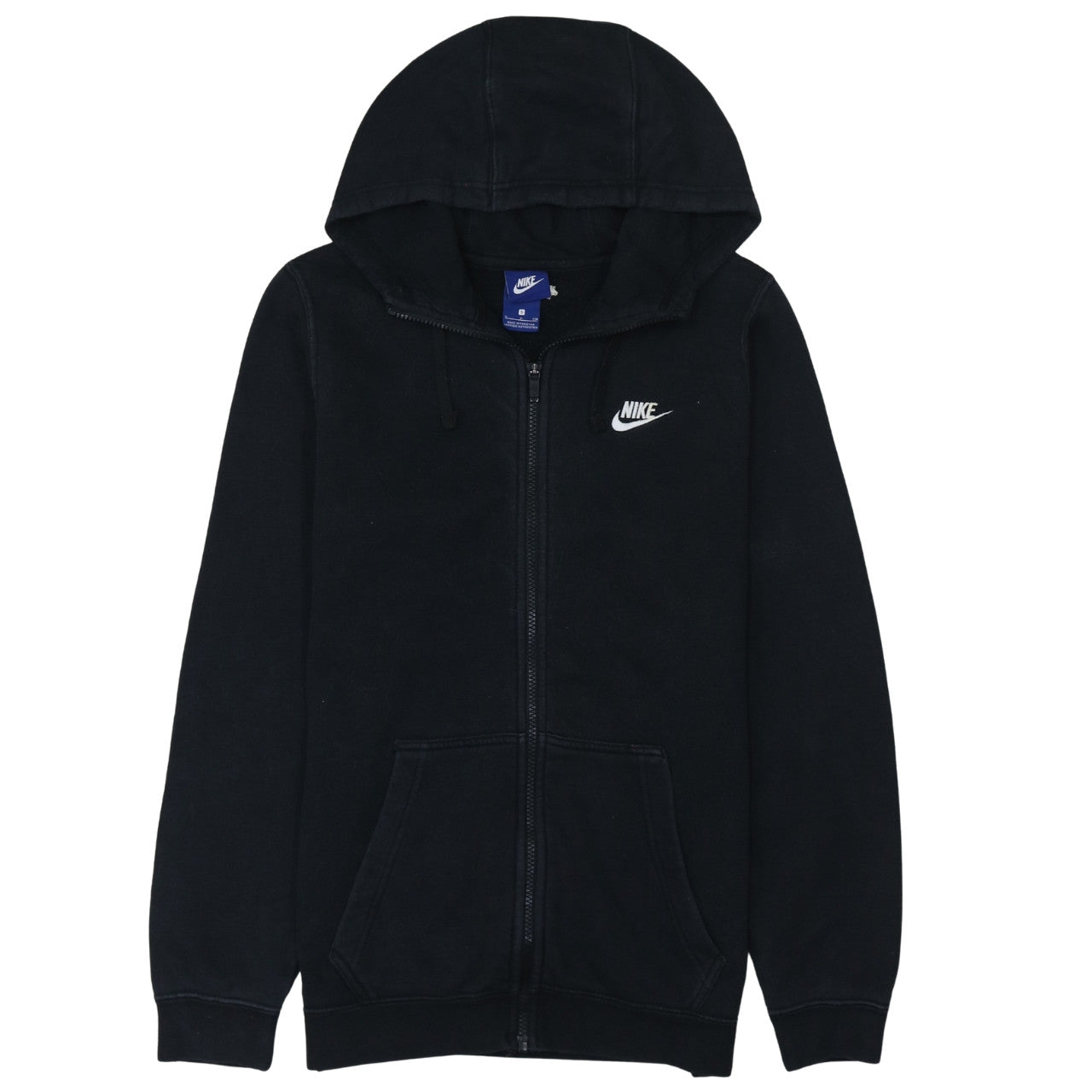 Nike Men's Black Full Zip Hoodie Small Fleece Sportswear