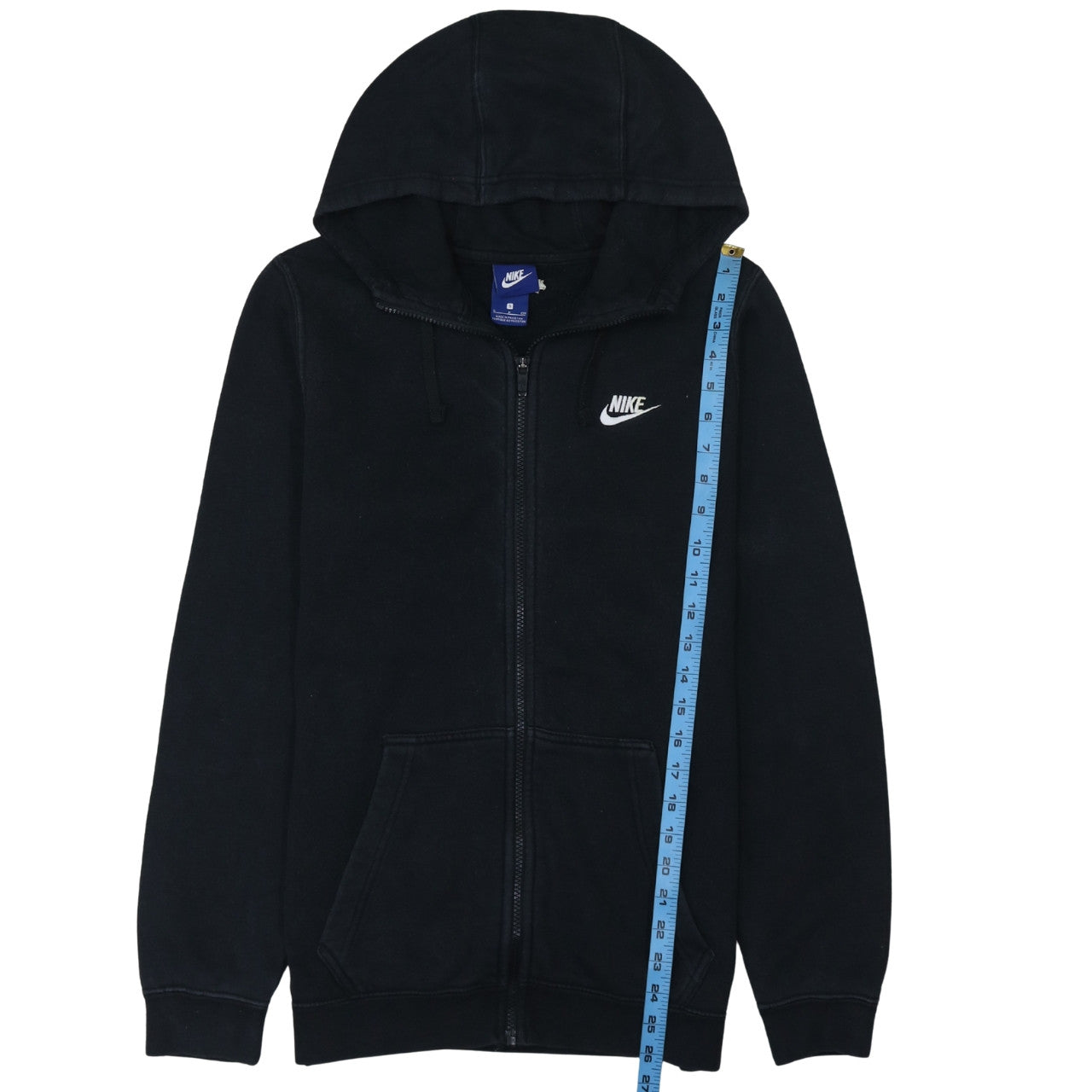 Nike Men's Black Full Zip Hoodie Small Fleece Sportswear