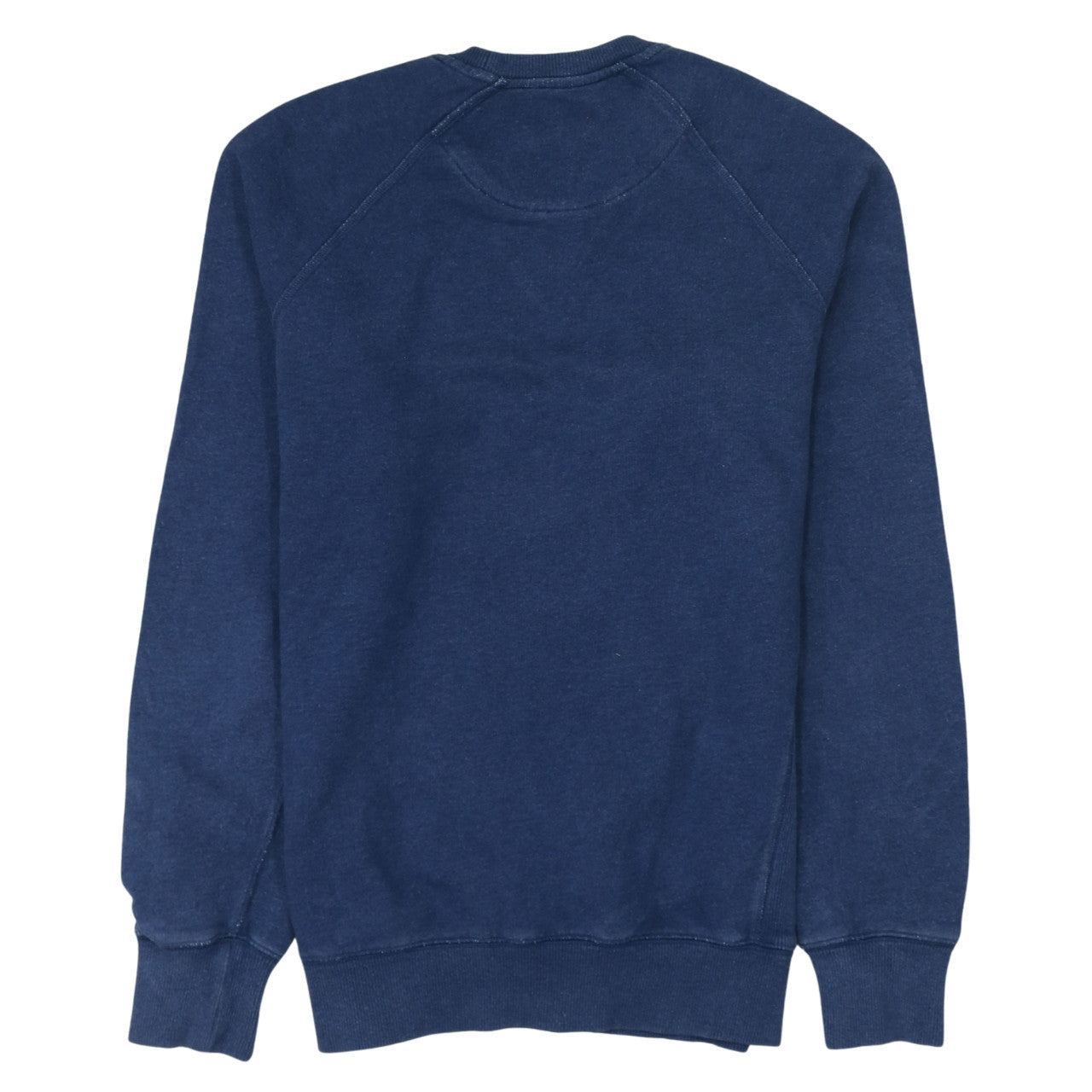 Fred Perry Men's Blue Cotton Crew Neck Pullover Sweatshirt M