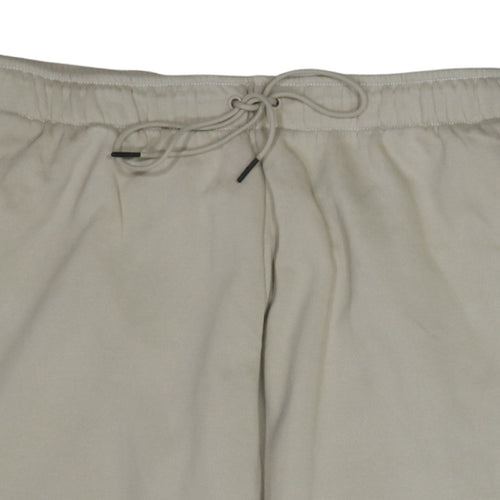 Nike Men's Beige Fleece Sweatpants M Regular Fit Casual Logo