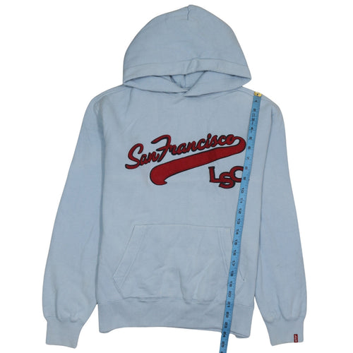 Levi's Red Tab Women's Blue Pullover Hoodie Medium San Francisco Logo