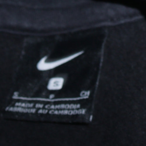 Nike Men's Black Pullover Hoodie Small Logo Sportswear