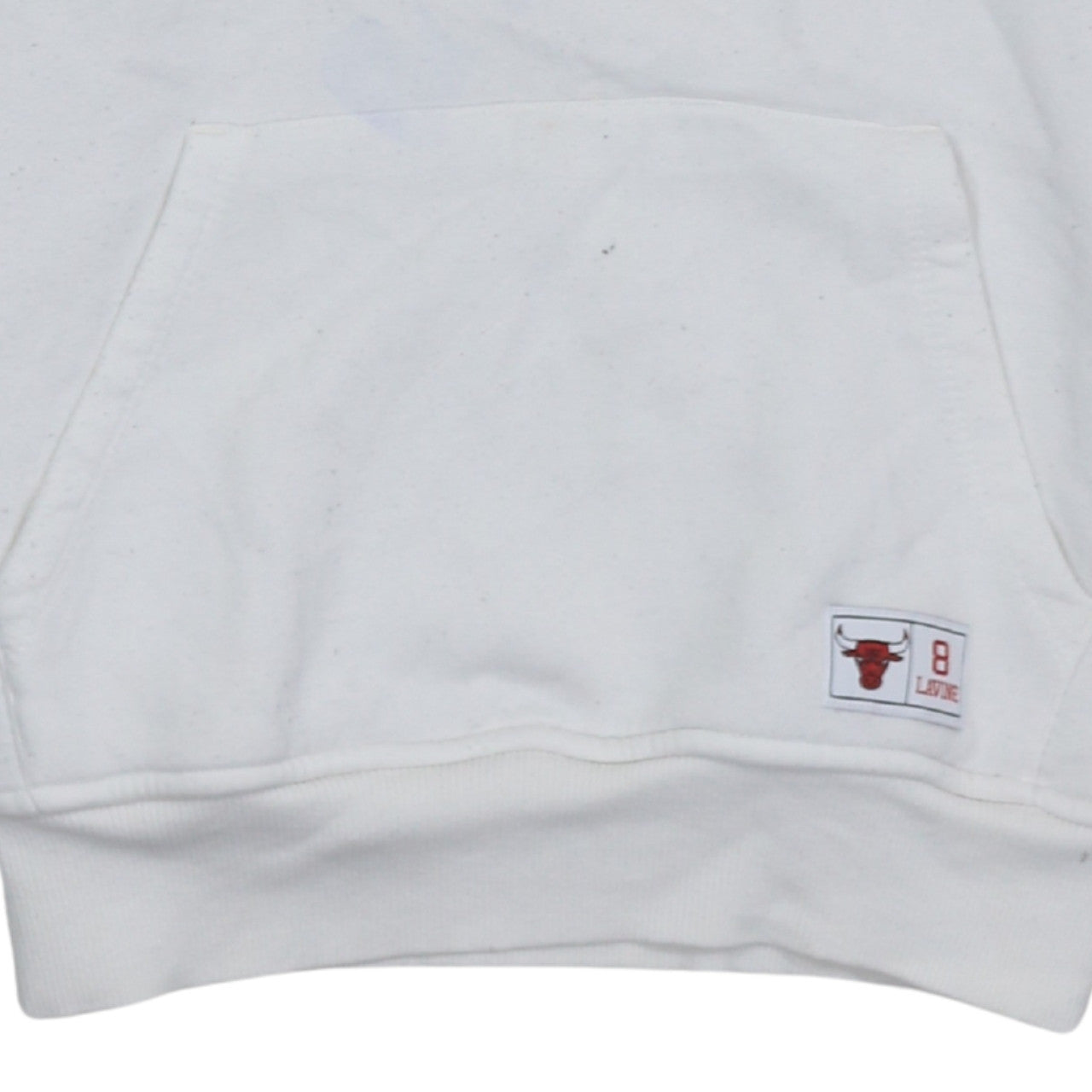 NBA Chicago Bulls LaVine 8 White Men's Pullover Hoodie M