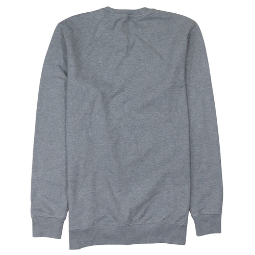 Vans Men's Grey Logo Crew Neck Pullover Sweatshirt Size L