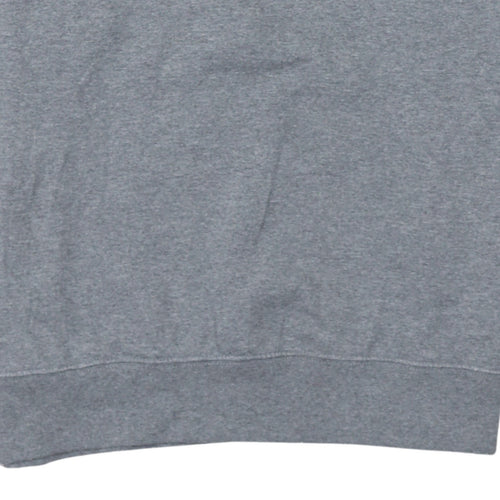 Vans Men's Grey Logo Crew Neck Pullover Sweatshirt Size L