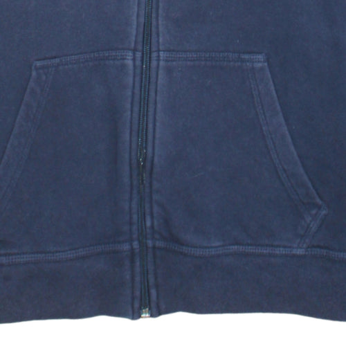 Nike Boys Navy Blue Full Zip Hoodie XL 13-15 Years Cotton Blend