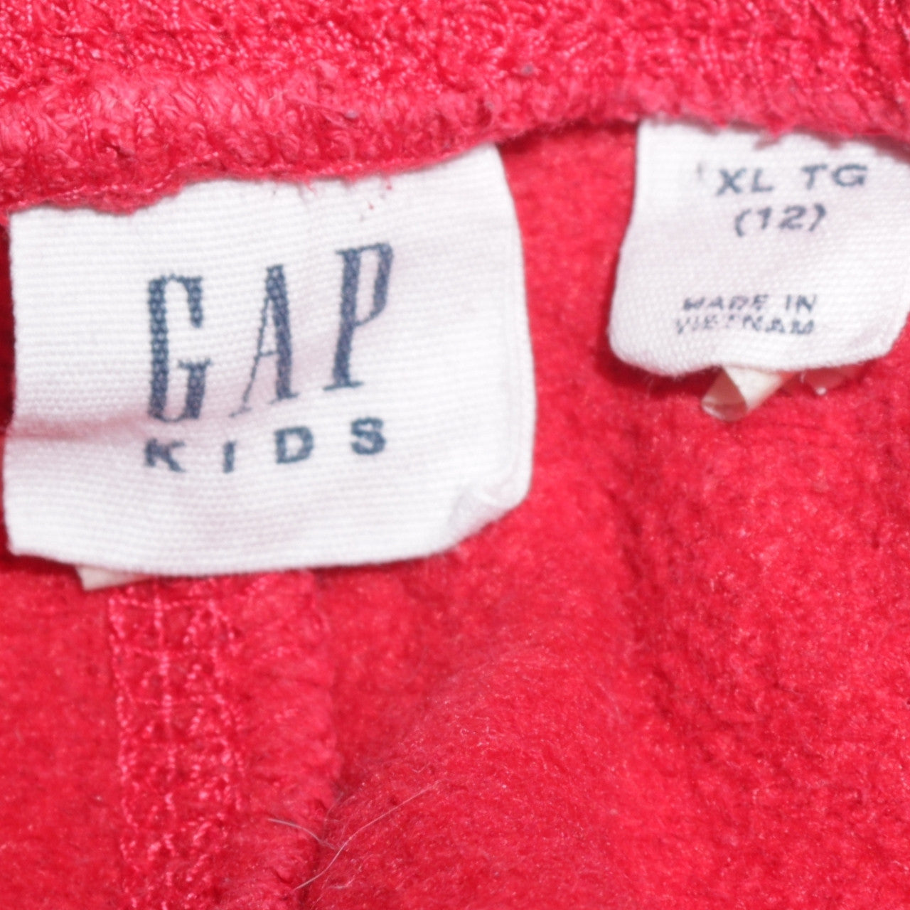 GAP Kids Boys Red XL (12-13 Years) Sweat Shorts with Stripes and Drawstring