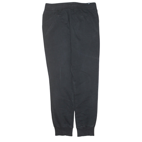 Puma Womens Black Jogger Sweatpants M Regular Fit Fleece