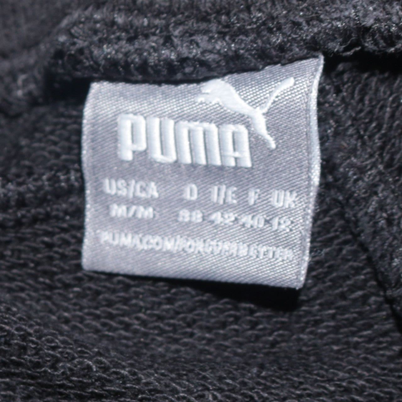 Puma Womens Black Jogger Sweatpants M Regular Fit Fleece