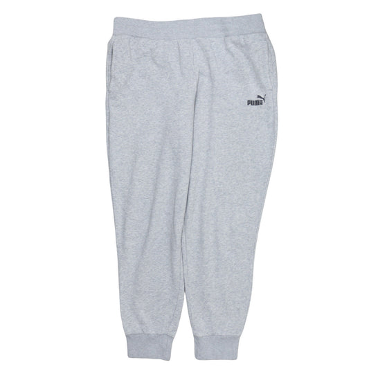 Puma Men's Grey Jogger Sweatpants L Regular Fit Casual Tapered