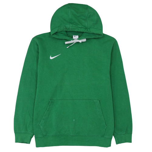 Nike Men's Green XL Pullover Hoodie Fleece Logo Sportswear